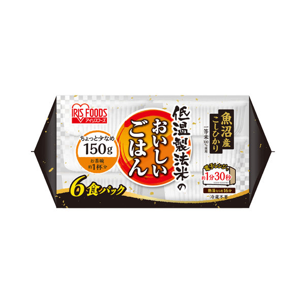 魚沼産こしひかり　150g×6パック