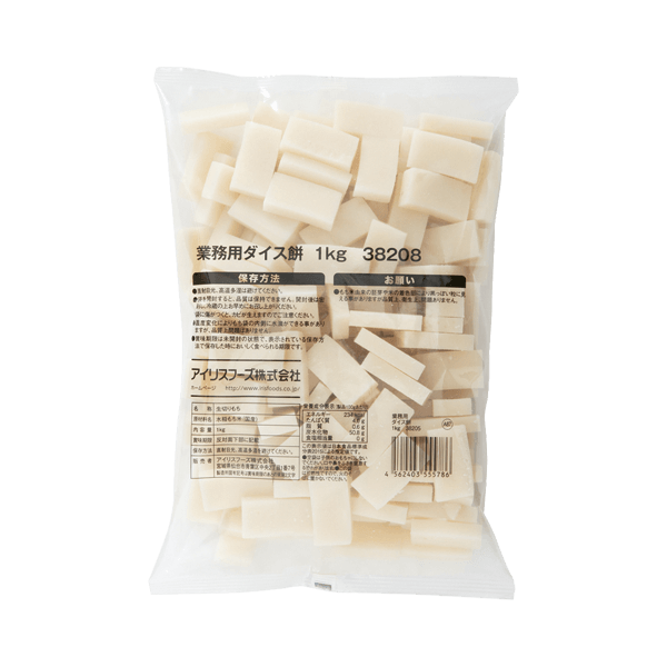 業務用ダイスカットもち　1kg　38×20×8mm