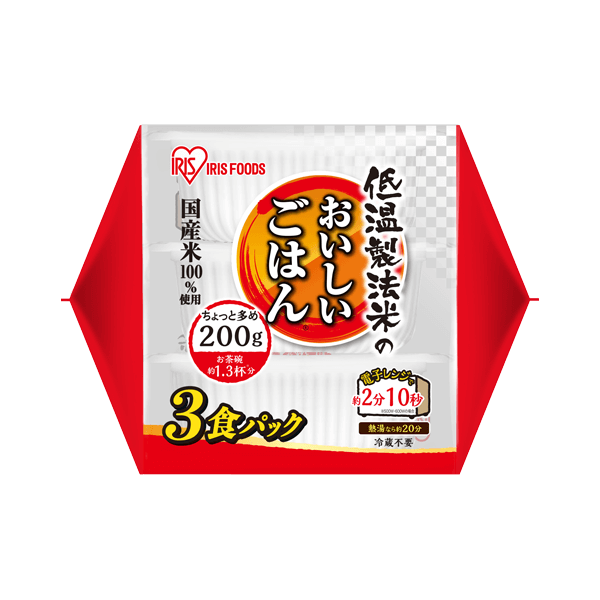 国産米100％　200g×3パック