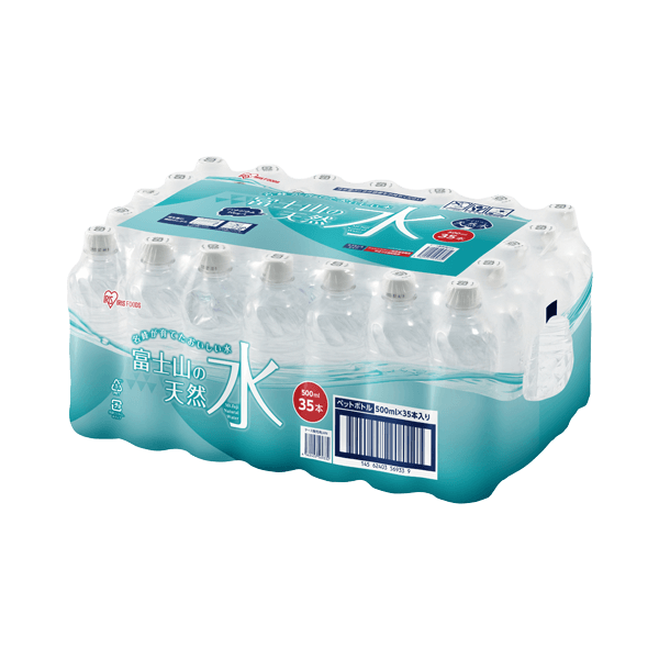 富士山の天然水　500ml　ラベルレスシュリンク35本