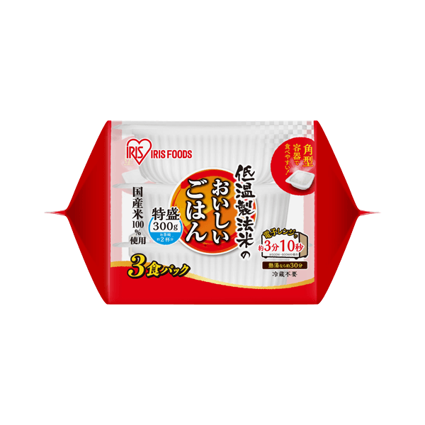 国産米100％300g×3パック