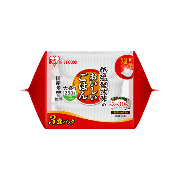 国産米100％250g×3パック