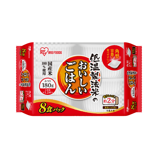 国産米100％　180g×8パック