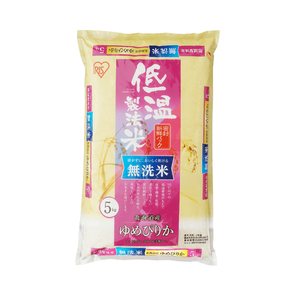 無洗米　北海道産ゆめぴりか　5kg