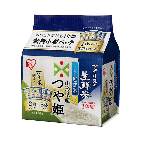 無洗米　山形県産つや姫　1.5kg