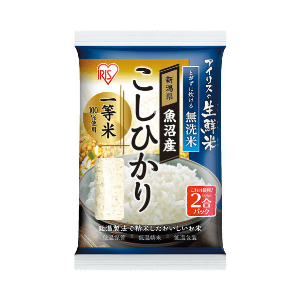 無洗米　新潟県魚沼産こしひかり　300g