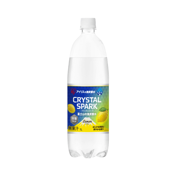 CRYSTAL SPARK　富士山の強炭酸水　レモン　1L