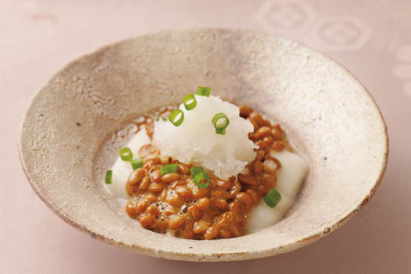 さっぱり大根納豆もち 完成イメージ