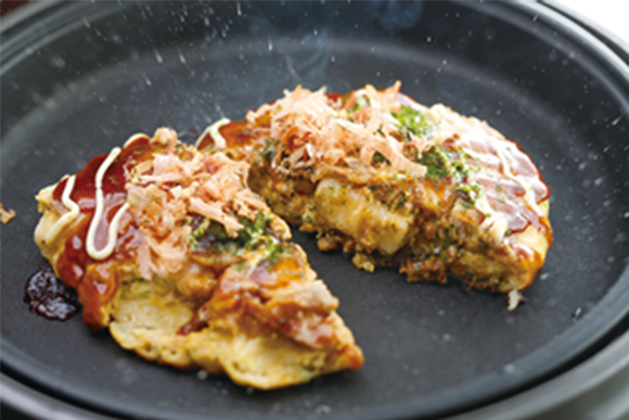 もち入りお好み焼き 完成イメージ