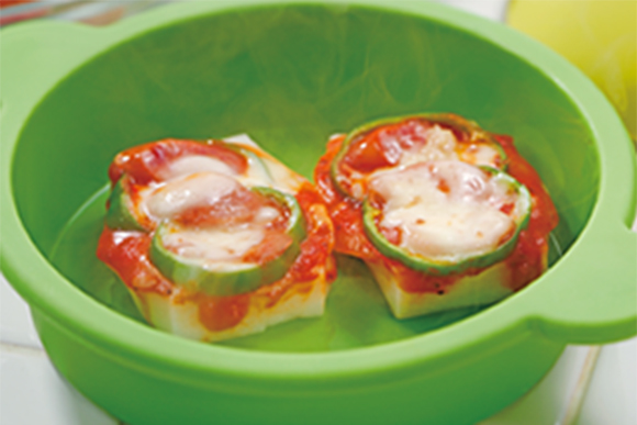 もちピザ:朝食やおやつに！